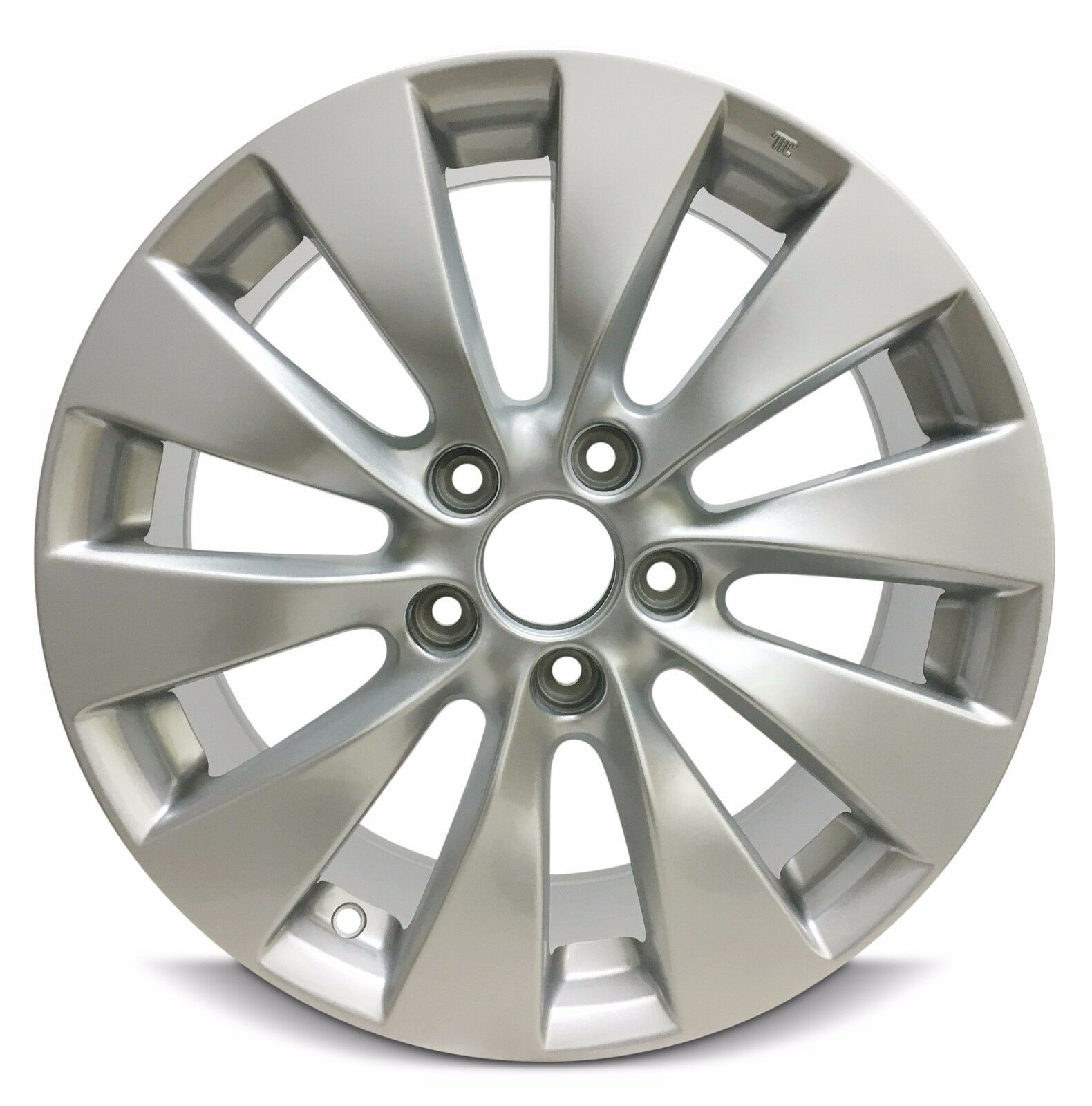 Wheel Rim for 2013-2015 Honda Accord 17 in Silver Aluminum Rim Direct Fit