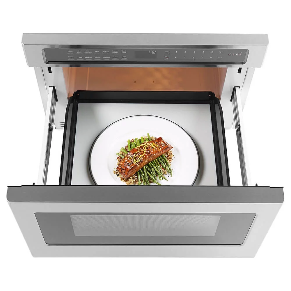 Cafe Cwl112p 24" Wide 1.2 Cu. Ft. Built-In Microwave Drawer Oven - Stainless Steel