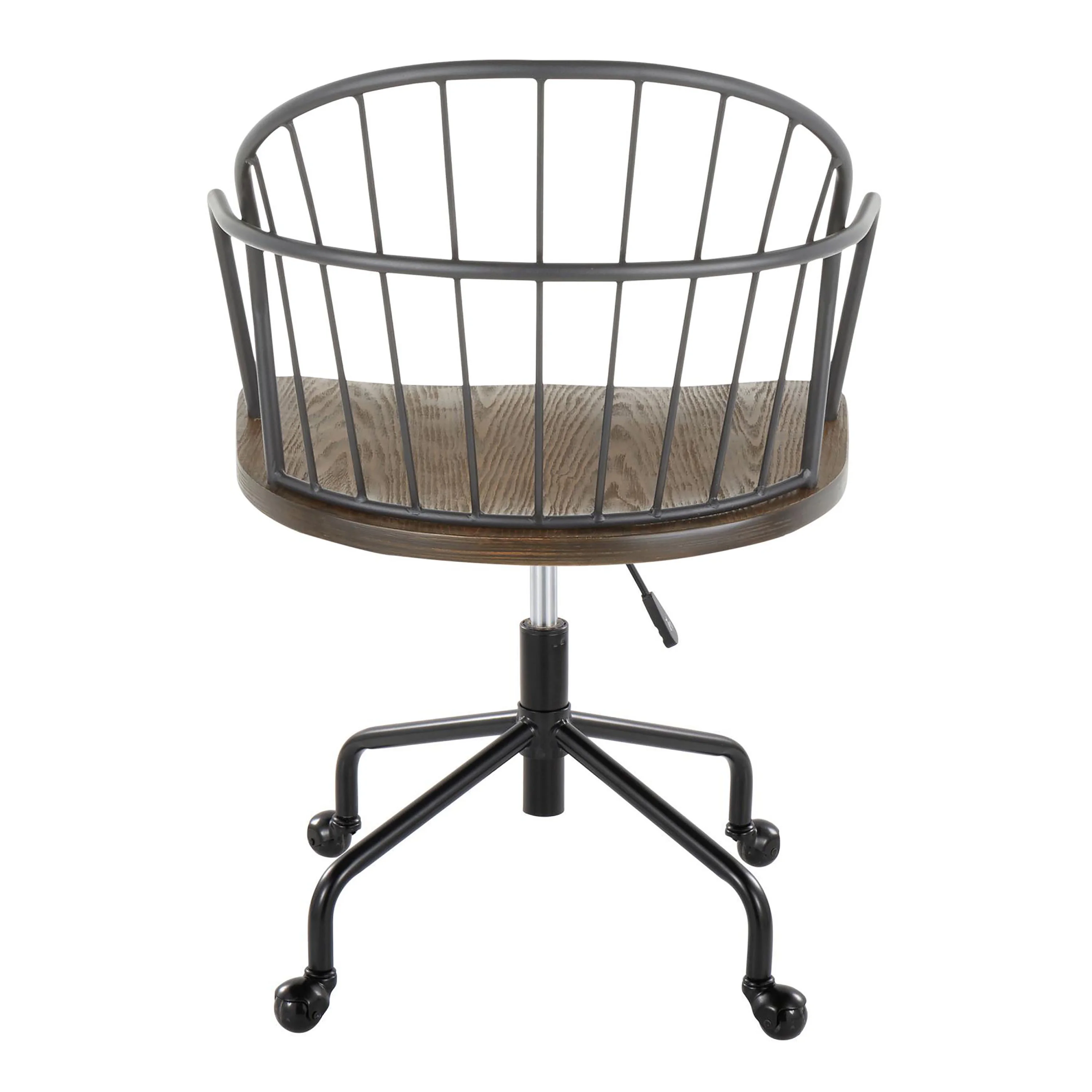 Adjustable Farmhouse Office Chair - 24.0 | Style & Comfort
