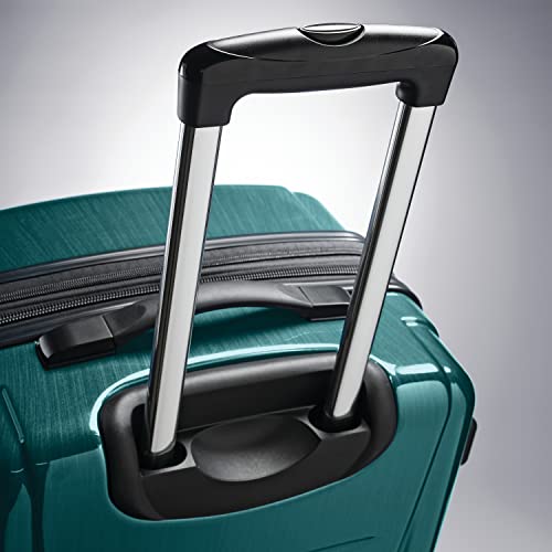 Samsonite Winfield 2 Hardside Expandable Luggage with Spinner Wheels, Brushed Anthracite, Checked-Large 28-Inch