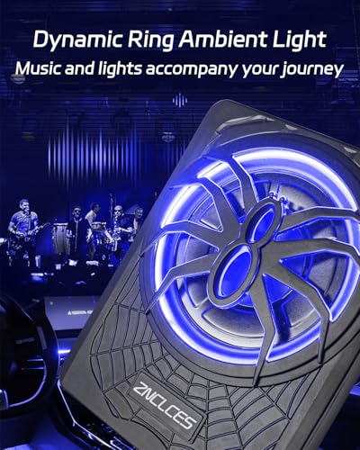 2025 Upgraded 10"1200W Slim Under Seat Powered Car Subwoofer, Car/Truck Sub Built in Amplifier for outstanding Heat Dissipation