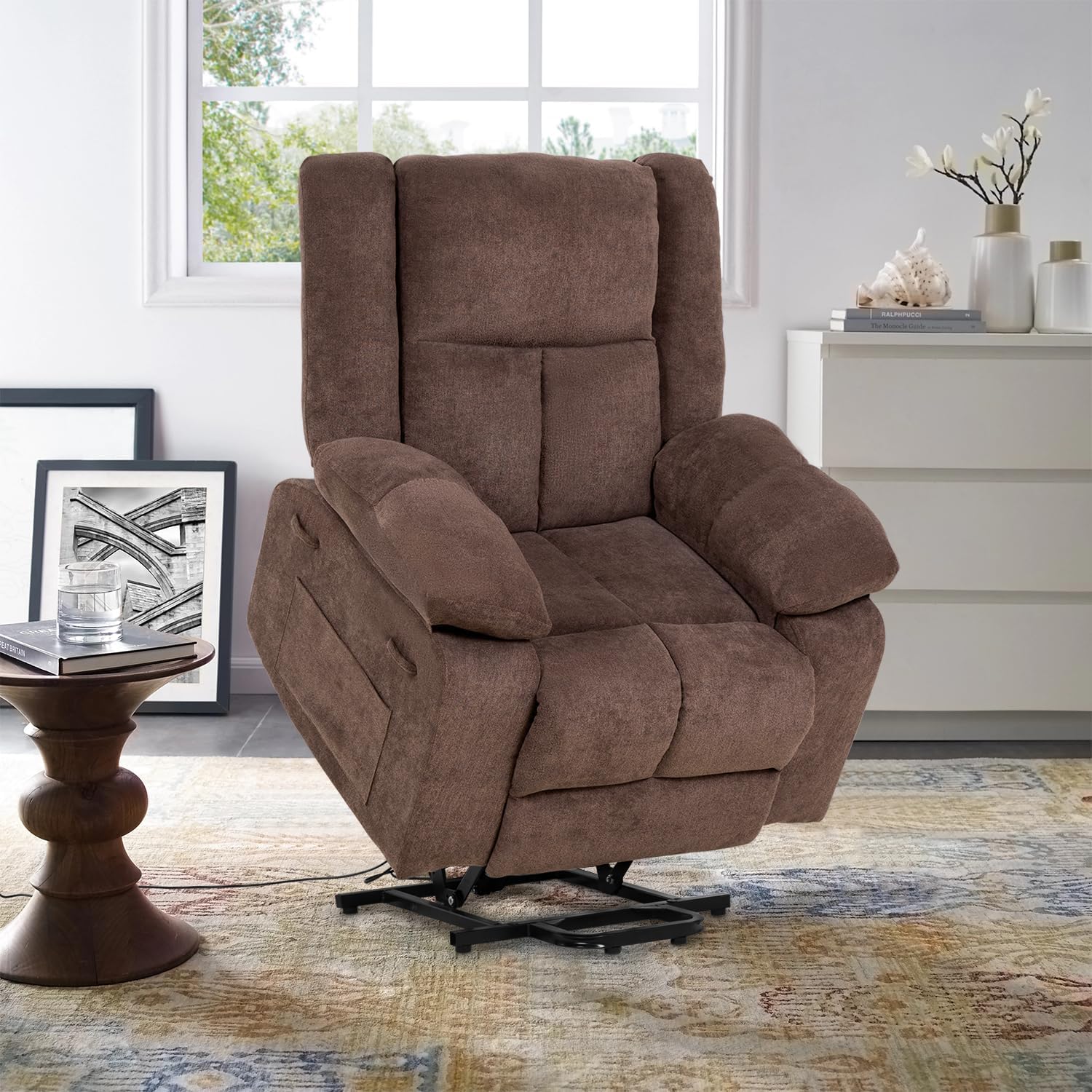 PayLessHere Electric Power Lift Recliner Chair with Massage and Heat, Standing Assistance for Elderly People