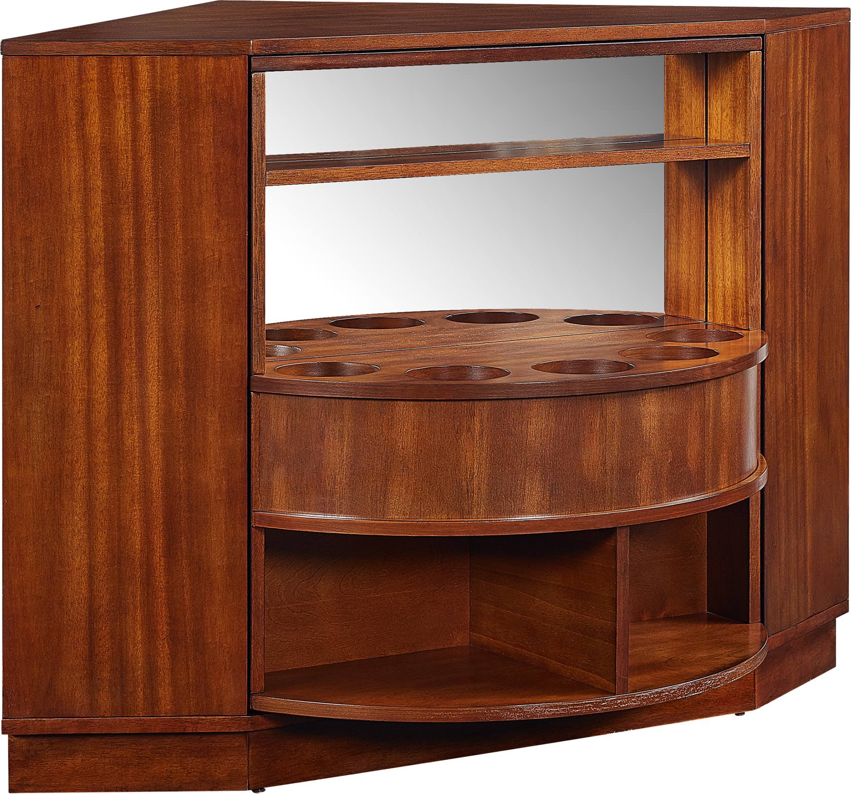 Holly u0026 Martin Hentz Midcentury Modern Rotating Corner Bar Cabinet