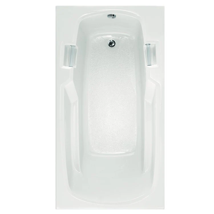 Soaking Tub Studio Collection 60 x 32 Inch Drop-In Tub Only End Bone Acrylic