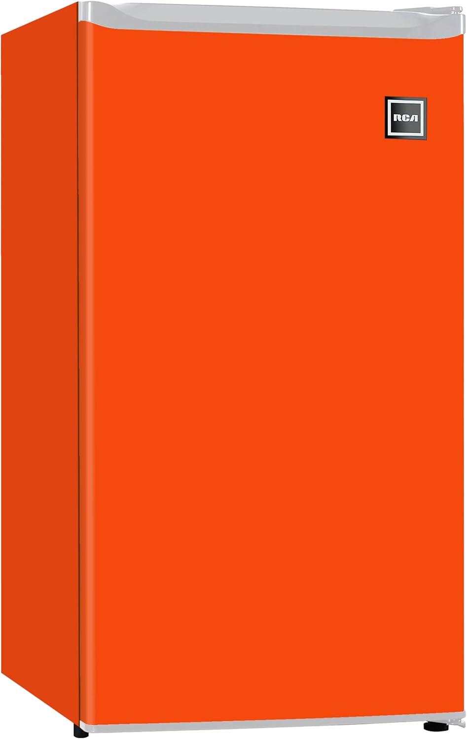 RCA RFR321 Single Door Mini Fridge with Freezer, 3.2 Cu. Ft. capacity - Orange