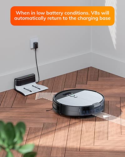 ILIFE A12 Pro Robot Vacuum and Mop Combo, Self Emptying Station for 60 Days, LiDAR Navigation, Home Mapping, No-Go Zones