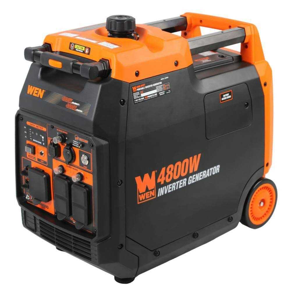 WEN 4800-Watt Portable Inverter Generator, Electric Start, RV-Ready, Quiet and Lightweight with Fuel Shut Off and CO Watchdog