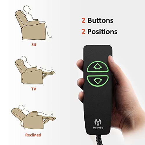 MCombo Zero Gravity Power Recliner Chair with Heat and Vibration Massage, Reclining Chair with USB & Type C Ports, Cup Holders for Living Room