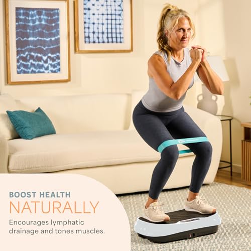 LifePro Waver Mini Vibration Plate Exercise Machine – Portable Full Body Vibration Platform for Home & Travel Workouts, Weight Loss