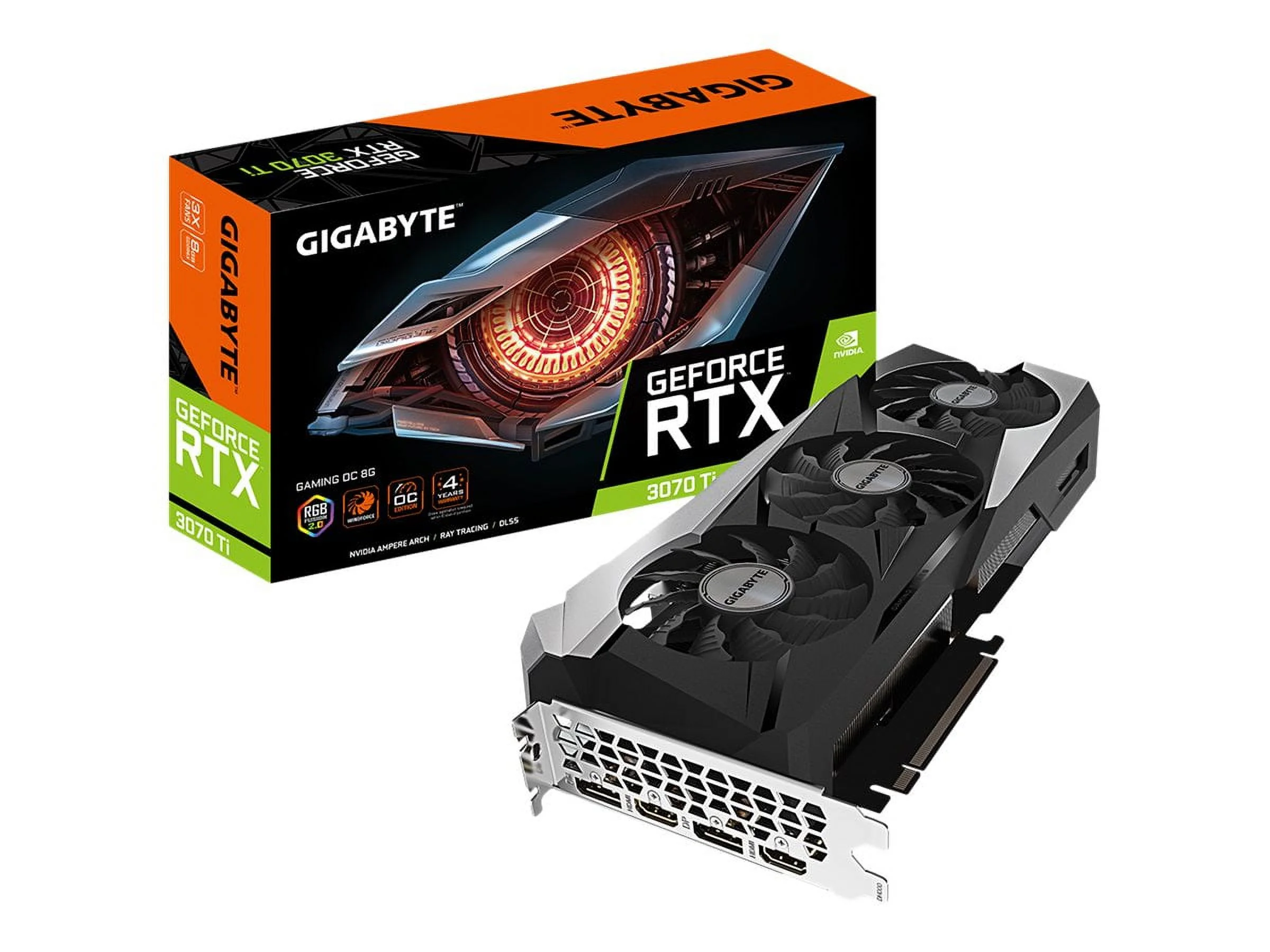 Gigabyte GeForce RTX 3070 Ti GAMING OC 8G - Graphics card - GF RTX 3070 Ti - 8 GB GDDR6X - PCIe 4.0 x16 - 2 x HDMI, 2 x DisplayPort