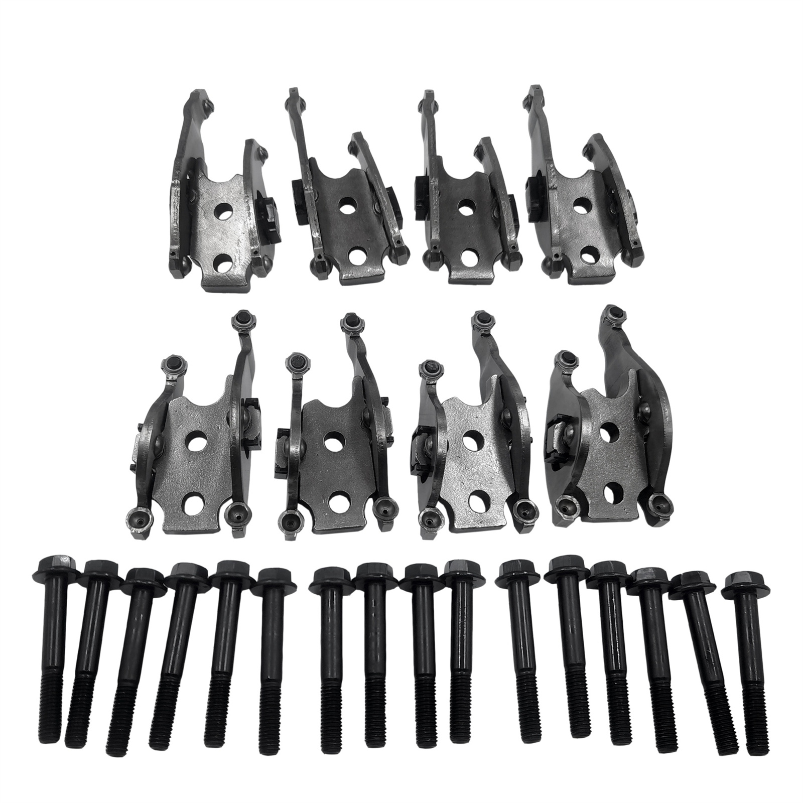 Intake + Exhaust Rocker Arm Carrier Set Of 8 For 08-10 Ford 6.4 Diesel 6.4L