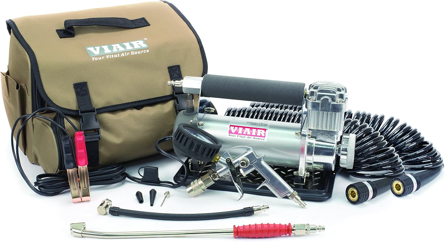 VIAIR 450P-RV Silver Automatic Portable Compressor Kit (45053), 1 Pack