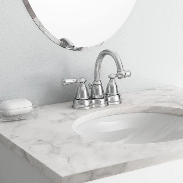 Moen CA84913 Chrome Banbury Two-Handle Bathroom Faucet