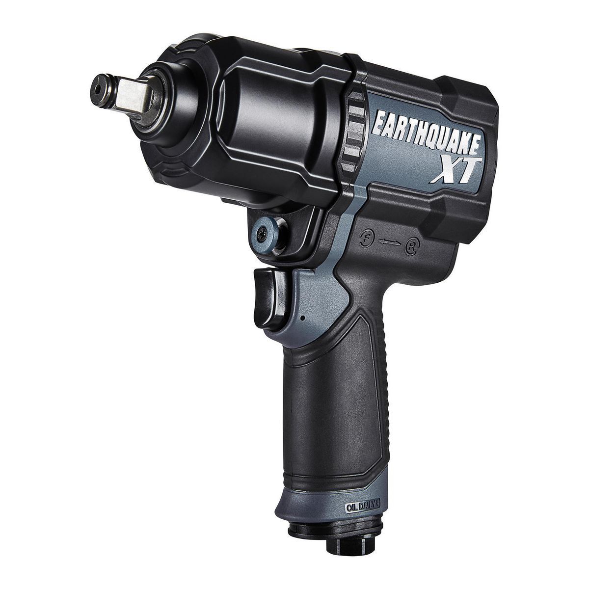 EARTHQUAKE XT 1/2 in. Composite Air Impact Wrench, Twin Hammer, 1200 ft-lbs, Purple