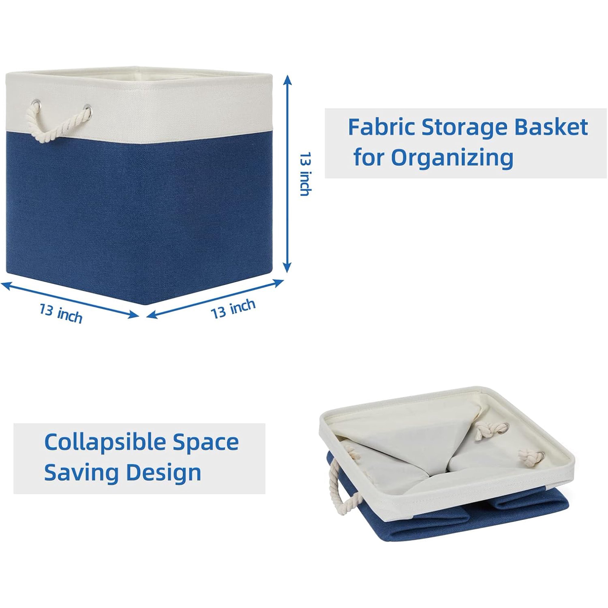 Storage Baskets for Shelves 13x13 Baskets for Gifts Empty