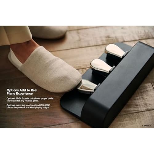 Casio Privia PX-S3100 – 88-Key Weighted Digital Piano | Slim & Elegant | 700 Tones, 200 Rhythms, Bluetooth Audio/MIDI, Touch Sensor Controls