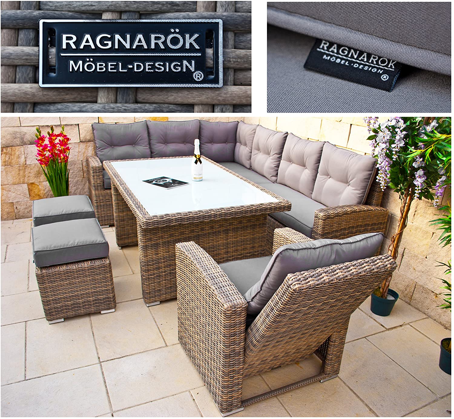 PolyRattan High Dinning Lounge &ndash; German Brand &ndash; Own Production &ndash
