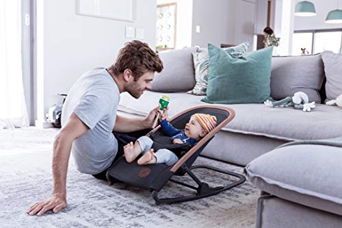 Maxi-Cosi Kori 2-in-1 Baby Bouncer Seat for Infants, Baby Rocker Chair, Portable Baby Bouncer, Classic Green