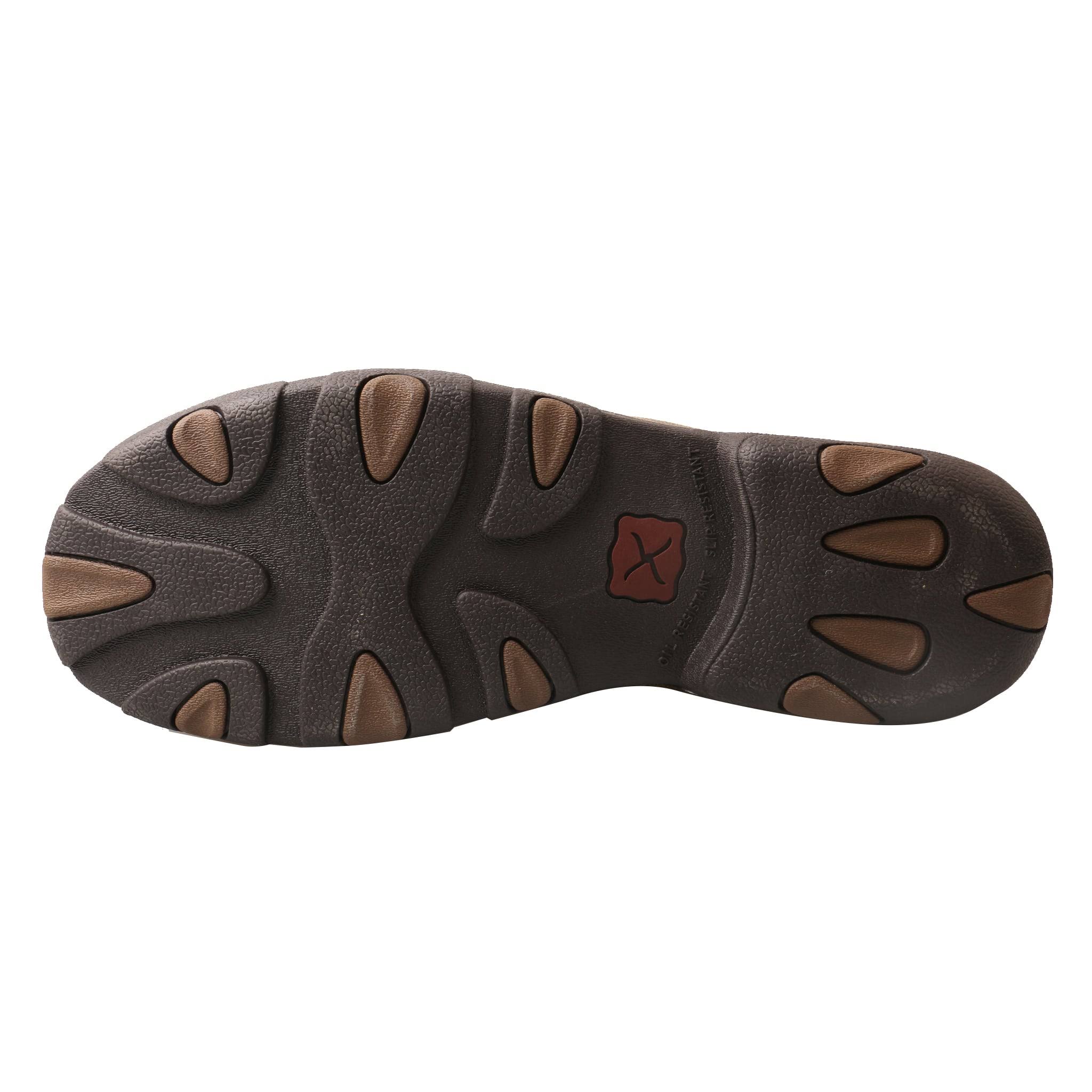 Twisted x Men&s MDM0067 Driving Moc, Cayman Print/Brown Leather