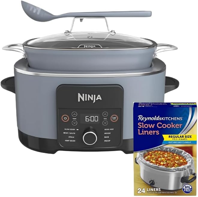 Ninja MC1001 Foodi PossibleCooker PRO 8.5 Quart Multi-Cooker, with 8-in-1 Slow Cooker Dutch Oven, Steamer, Nonstick