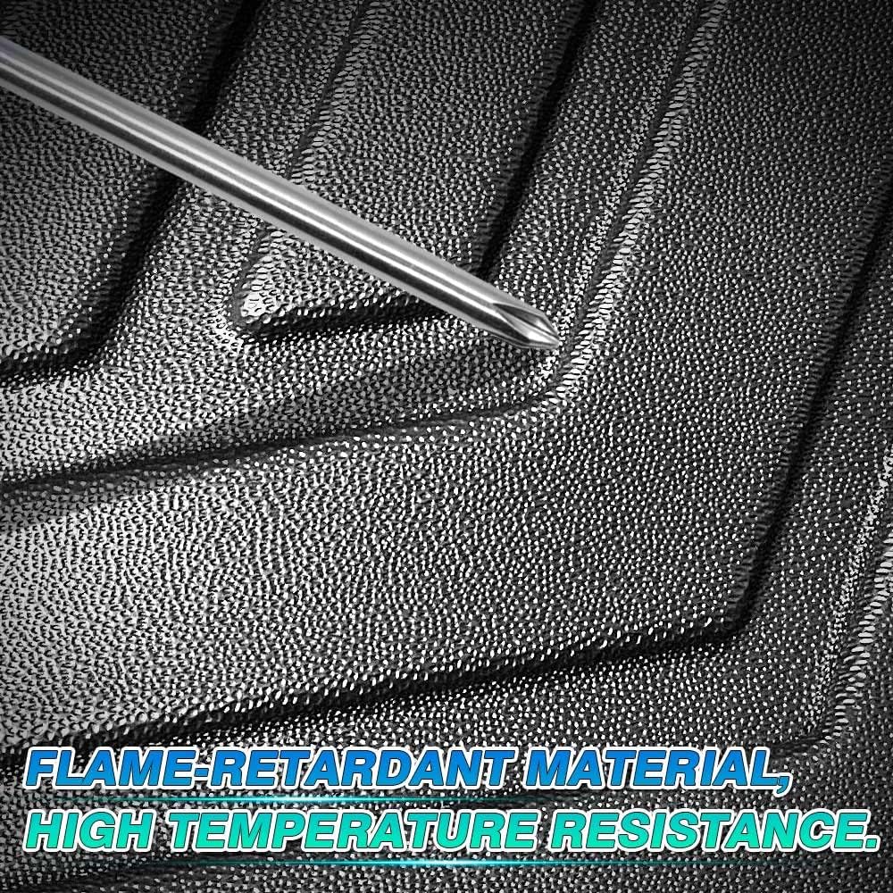 T TGBROS Custom Fit for Car Floor Mats Ford Mustang Mach E 2021 2022 Mach-E (NOT for Ford Mustang) All-Weather Floor Mat Liners Front & Rear Row Full