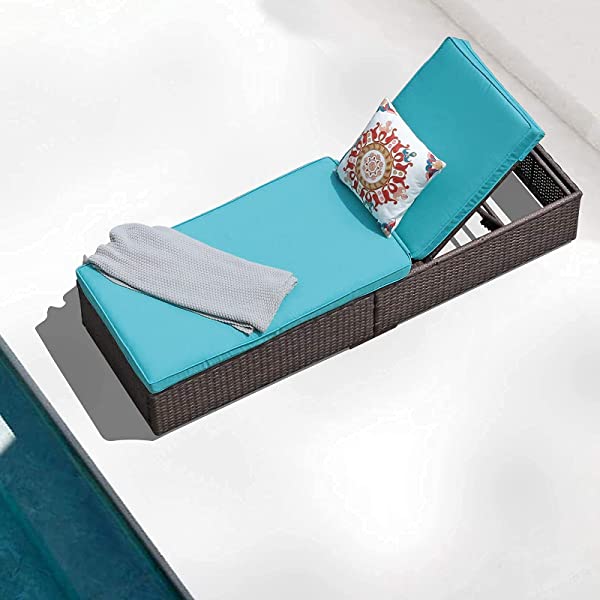 Patiorama Patio Chaise Lounge Chair, Sun Lounger