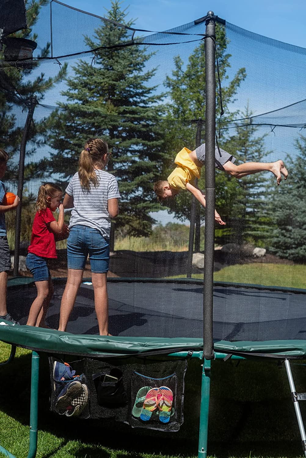 TrampolinePro Trampoline Jumping Mat 15' Round Frame Having 96 Rings, Works with 6.5" Springs Model # 521501