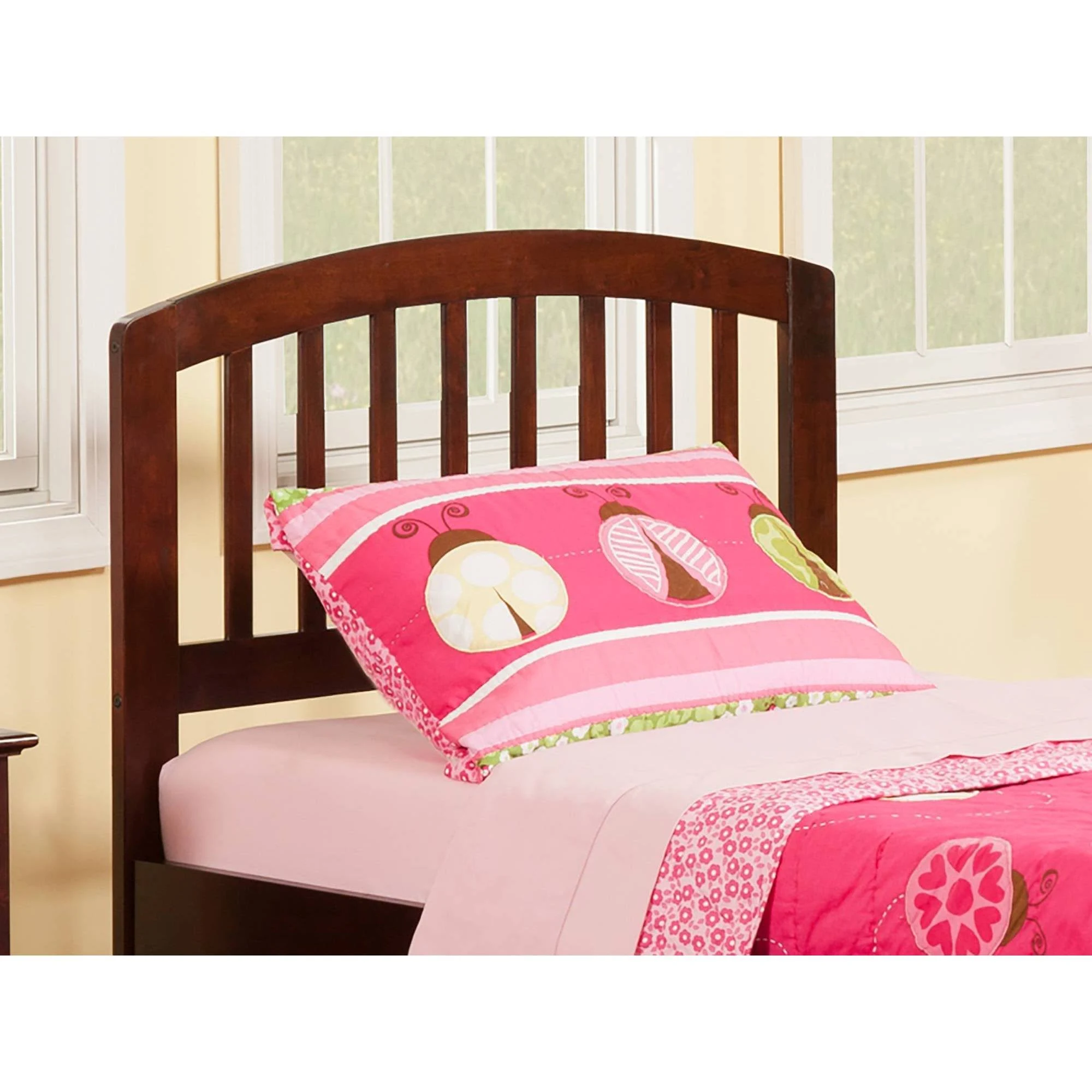 Twin Richmond Headboard Walnut - Atlantic Furniture