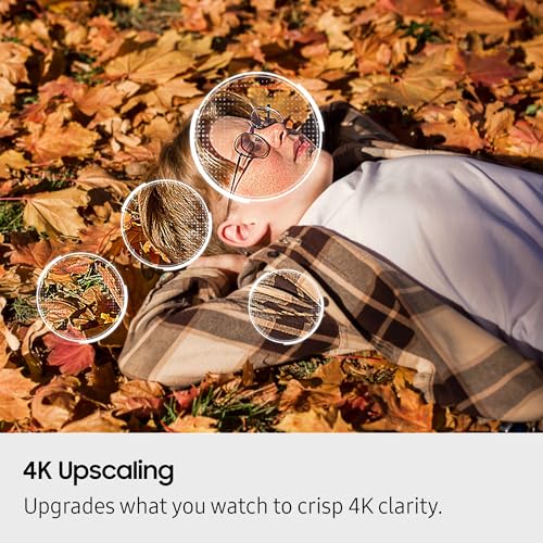 Samsung 43-Inch Class Crystal UHD U8000F 4K Smart TV (2025 Model) Endless Free Content, Crystal Processor 4K, MetalStream Design, Knox Security