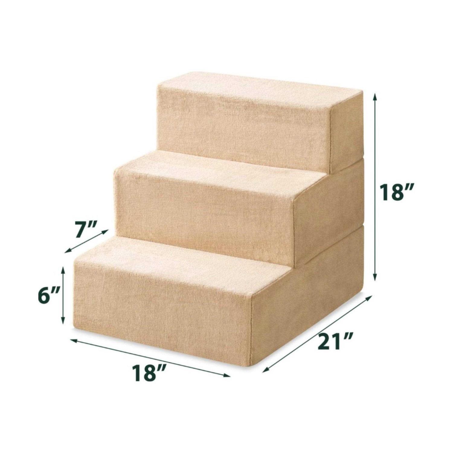 Zinus Foam 13”-24” Comfort Pet Stairs - Pet Supplies online store