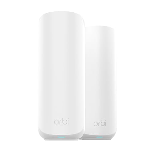 NETGEAR Orbi 370 Series Dual-Band WiFi 7 Mesh Network System for Home (RBE373) &ndash; Wireless Router + 2 Extenders, Security Features, 5 Gbps