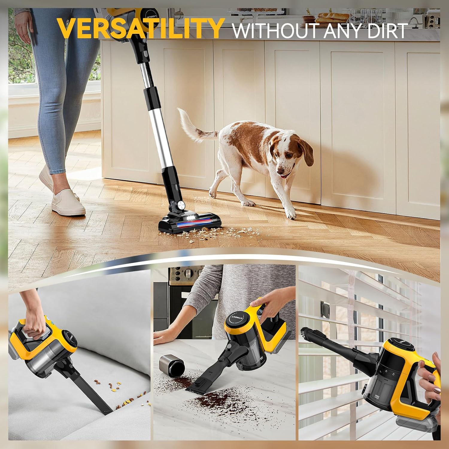 Tire Inflator Air Compressor Compatible with DeWalt 20v Max Battery Cordless Vacuum Cleaner for DeWALT 20v/18v Battery