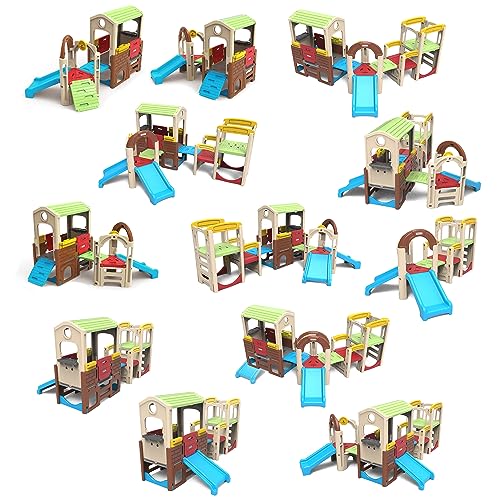 Simplay3 Young Explorers Modular Play System – Kids Activity Outdoor Playset for Children Age 18 mos - 6yrs – Toddler Playground Slide