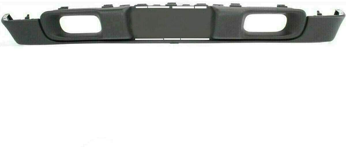 New Front Bumper Paintable Steel + Lower Valance Air Deflector Textured + Grille with Chrome Center Bar For 1998-2004 Chevrolet S10 Pickup 4WD Direct