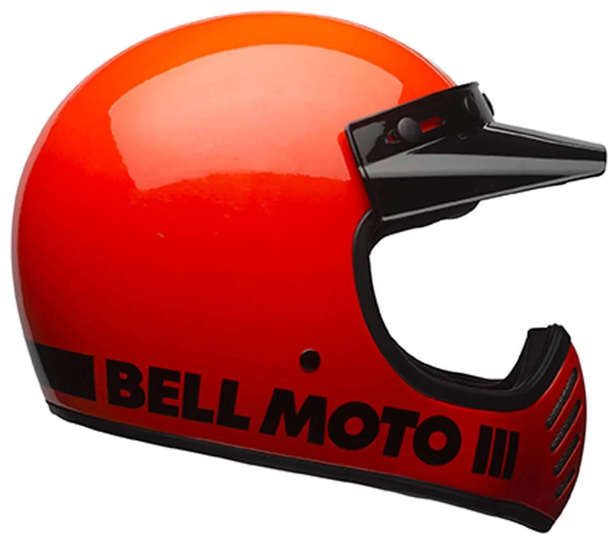 Bell Moto-3 Helmet (Matte/Gloss Blackout - Large)