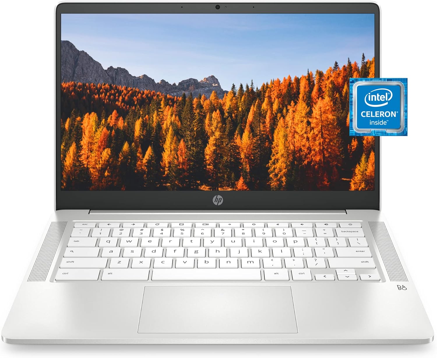 HP Chromebook 14 Laptop, Intel Celeron N4020, 4 GB RAM, 32 GB eMMC, 14” HD Micro-Edge Display, Chrome OS, Thin & Portable, 4K Graphics