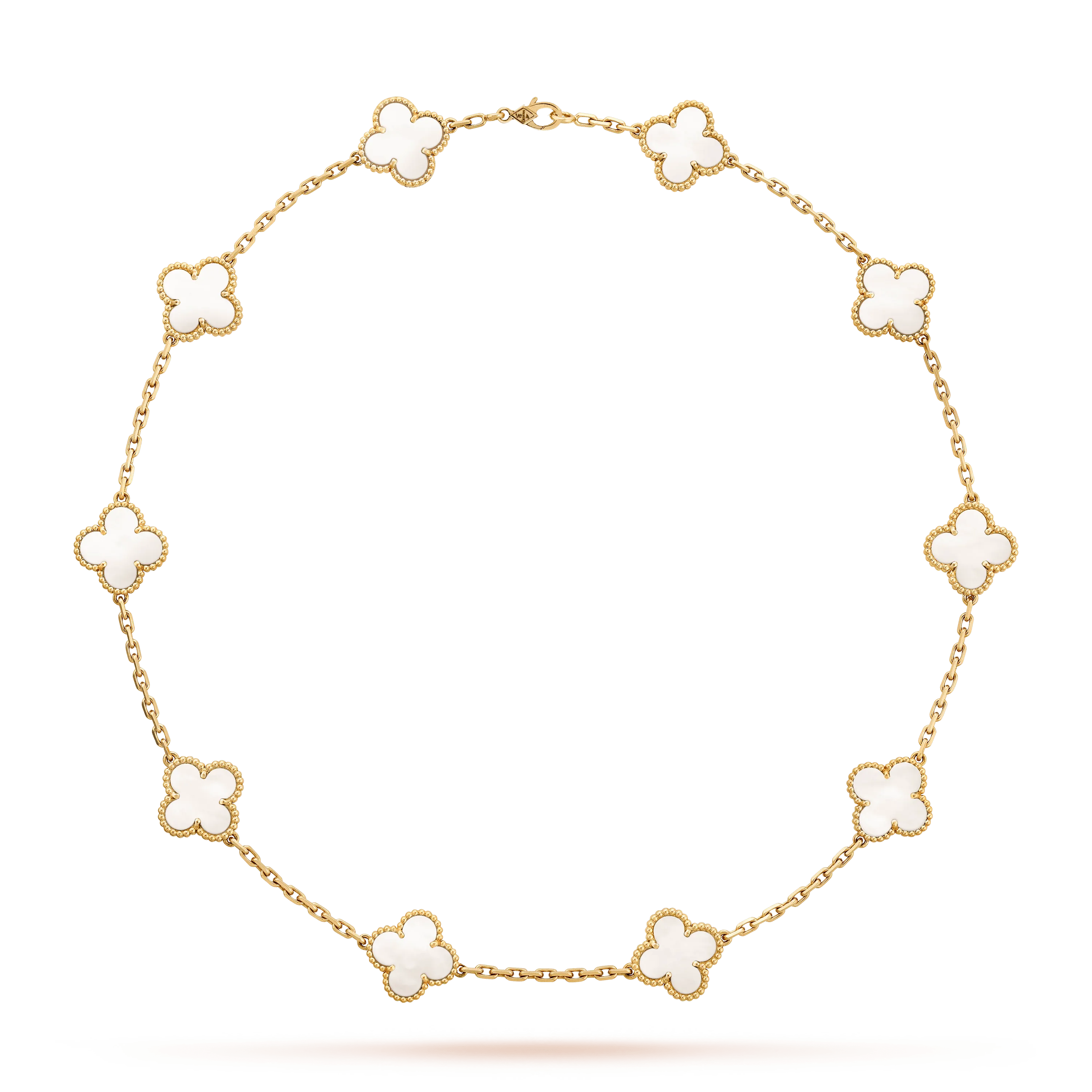 Inspired VA Sweet Vintage Alhambra Clover Leaf Necklace-10 Motifs