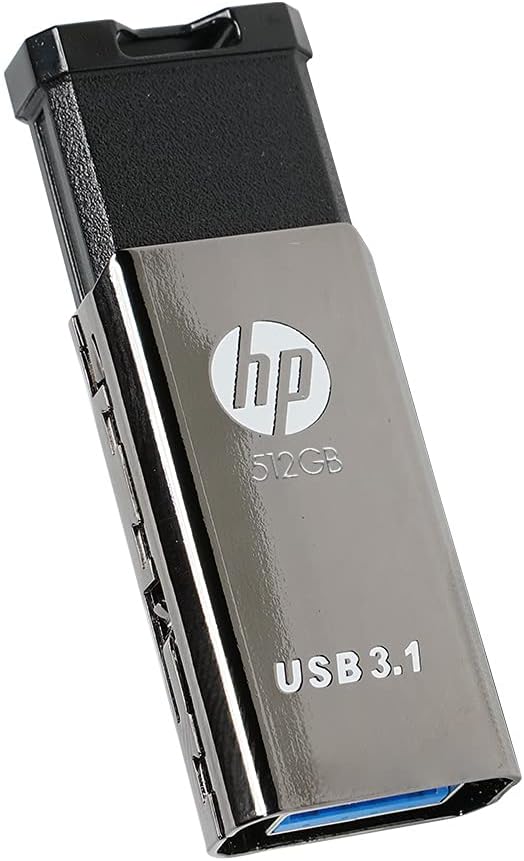 HP 512GB x770w USB 3.1 Flash Drive - 400MB/s Pack of 2