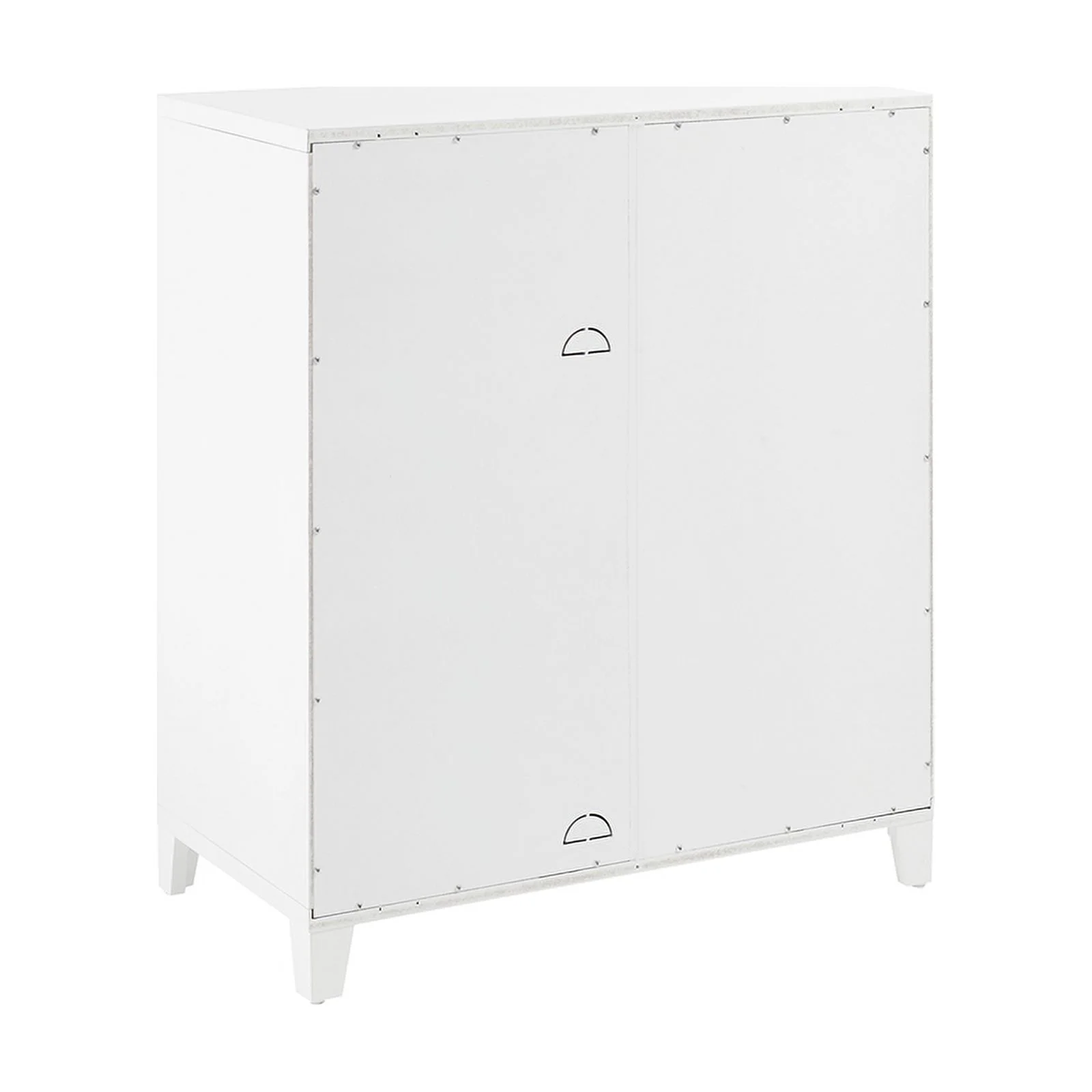Crosley Furniture Roarke Stackable Wood Kitchen Pantry Storage Cabinet in White
