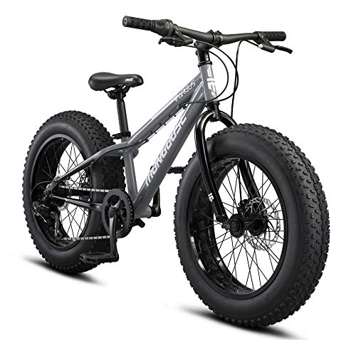 Mongoose Argus Trail or ST Fat Tire Mountain Bike, 20, 24 or 26 Inch Bike for Kids and Adults, 7 or 16 Speed, Aluminum or Steel Frame