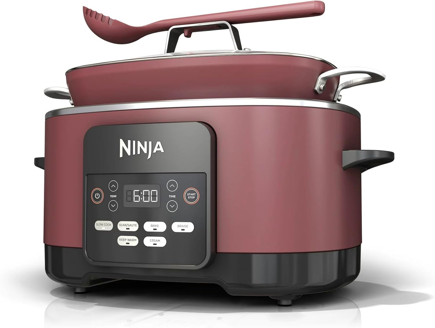 Ninja Foodi Possible Cooker 8.5qt Multi-Cooker, Cherry Red, MC1000WM, LARGE