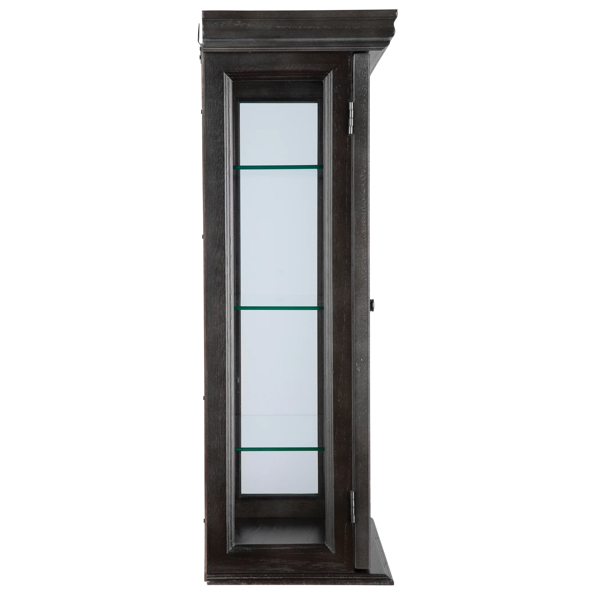 Design Toscano Country Tuscan Wall Curio Cabinet: Ebony