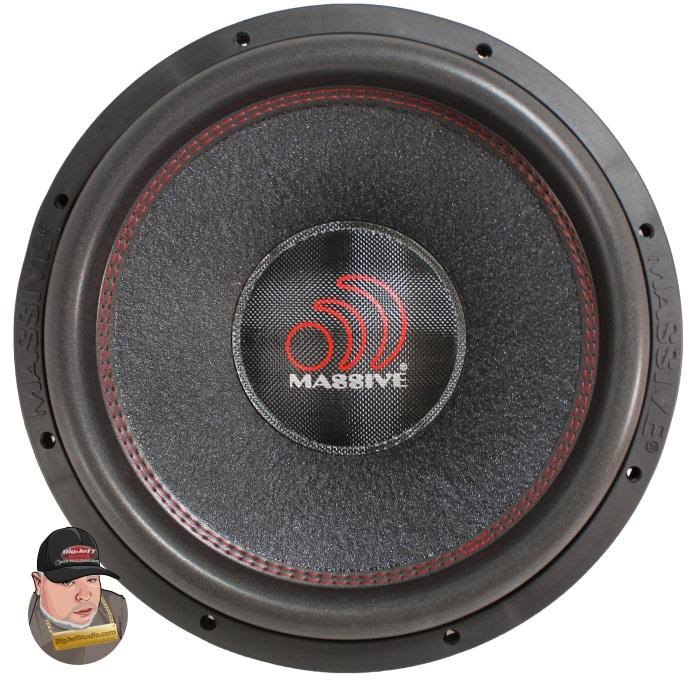 Massive Audio SUMMOXL 154 Car Audio Subwoofer