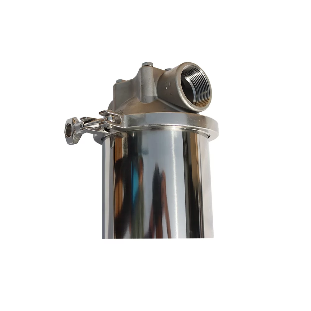 INTSUPERMAI Filter Housing for 20" Filter 1.5" NPT Water Filter for Whole House Water Purification 304 Stainless Steel
