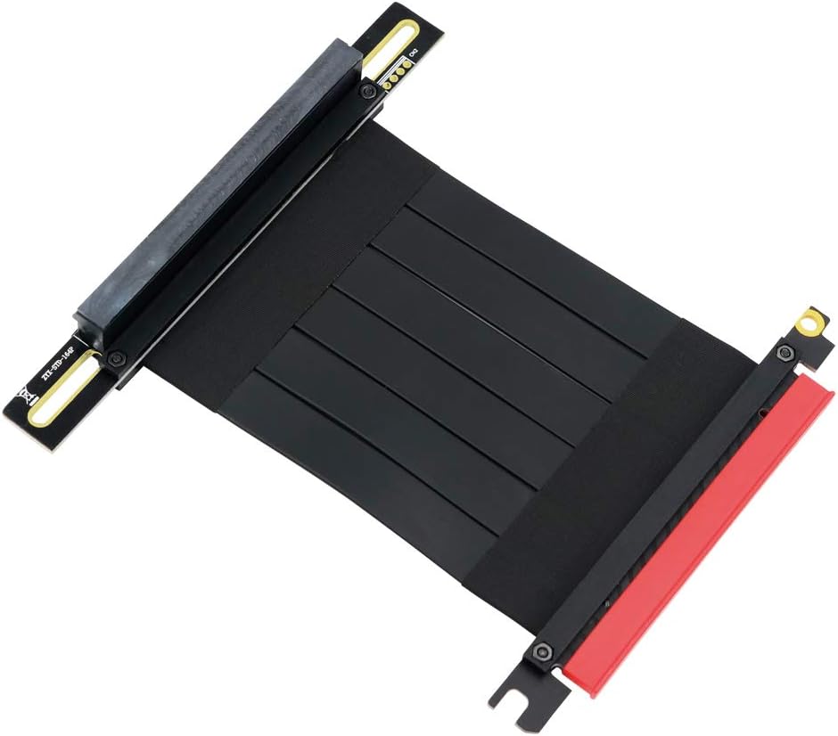 Pcie Extension Cable Pcie x16 Extension Cable PCIE Express3.0 16X Extension Cable pcie Riser (pcie 16X 180 Degree Cable 20cm)