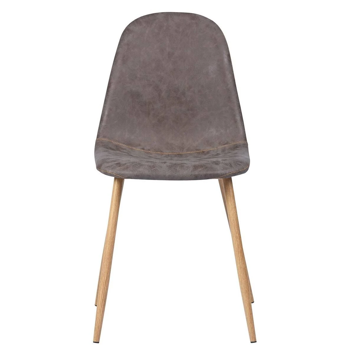 Carson Carrington Mid-Century Modern PU Dining Chair (Set of 4) (Dark Brown)