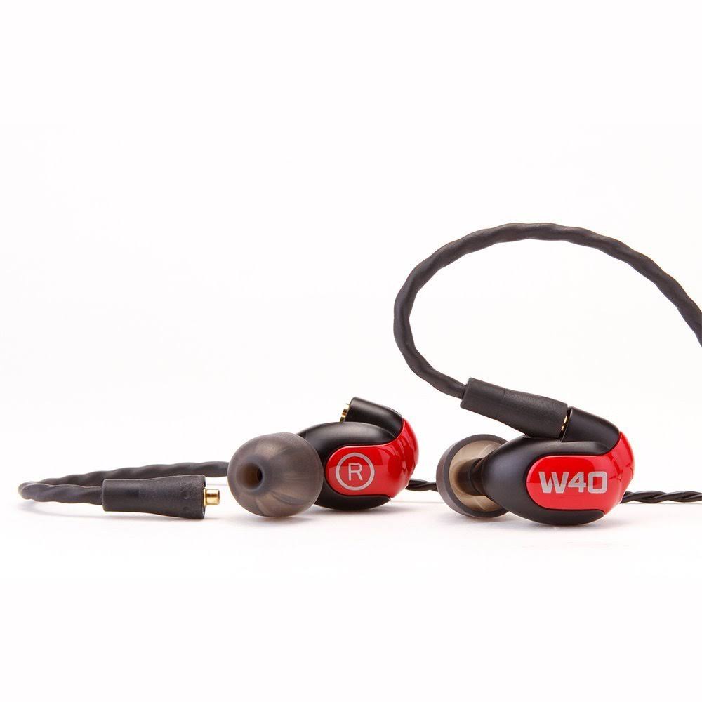 Westone W40 Four-Driver True-Fit Earphones with 3 Button MFI Cable with Microphone and MMCX Audio Cable