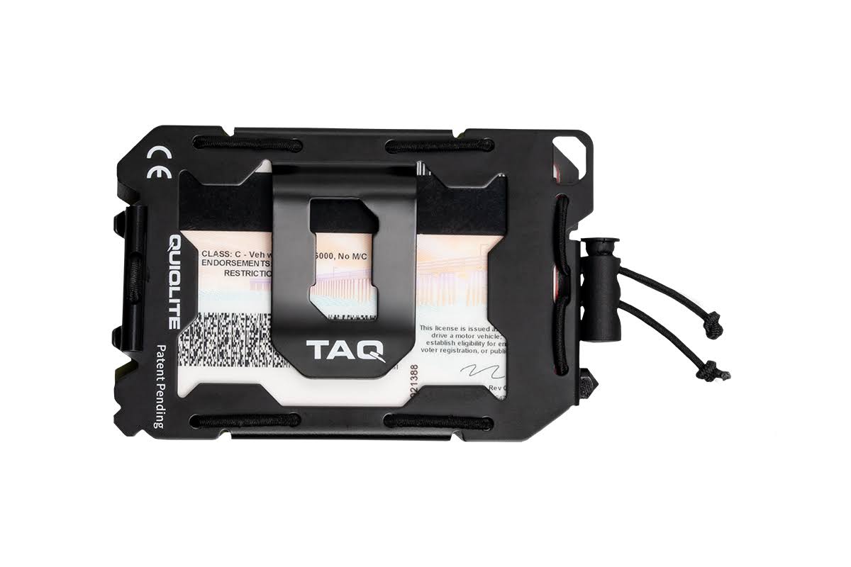 Taq Tactical Wallet - OD Green - High Powered LED Light u0026 RFID Aluminum