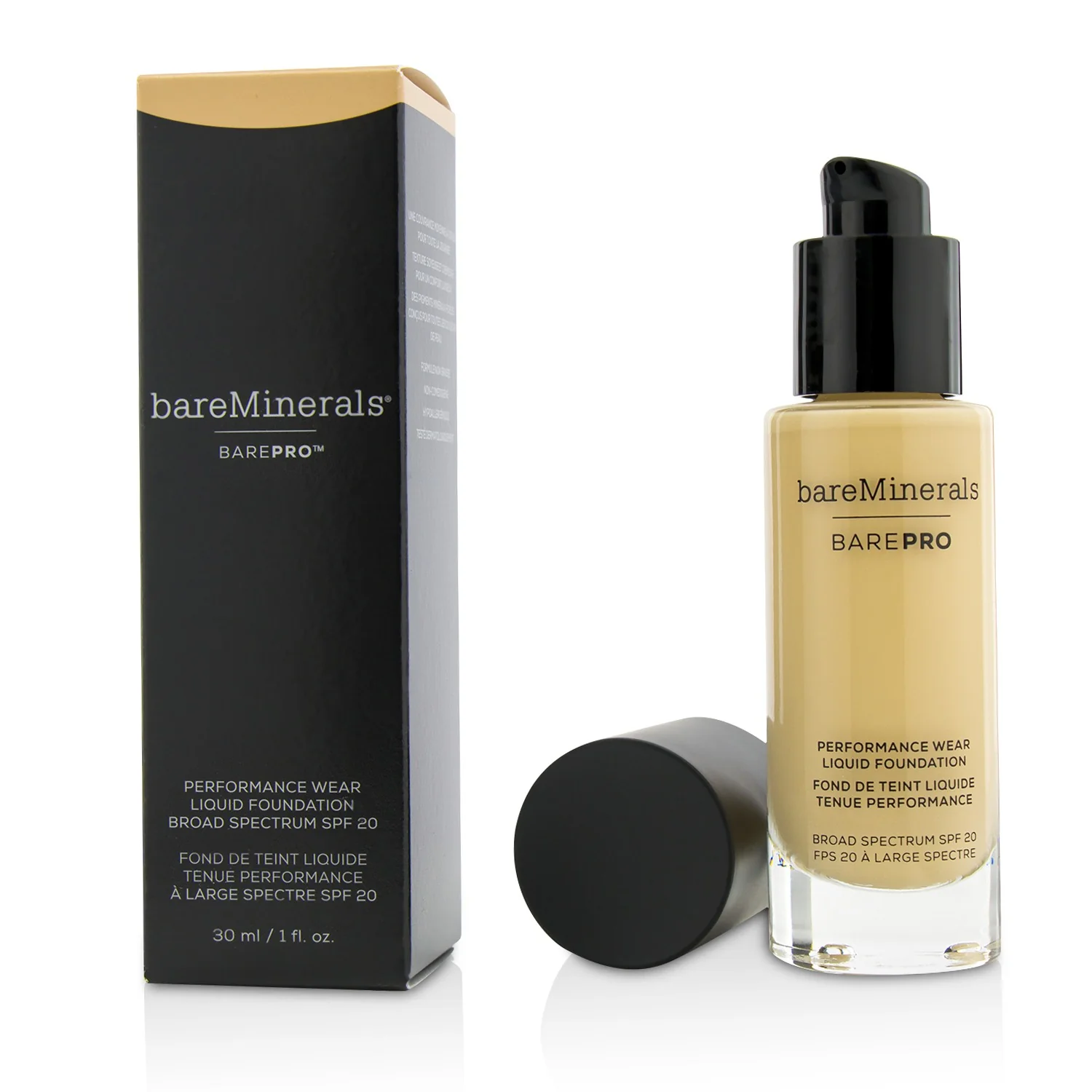 BareMinerals BarePro Performance Wear Liquid Foundation SPF20 - # 08 Golden Ivory  30ml/1oz