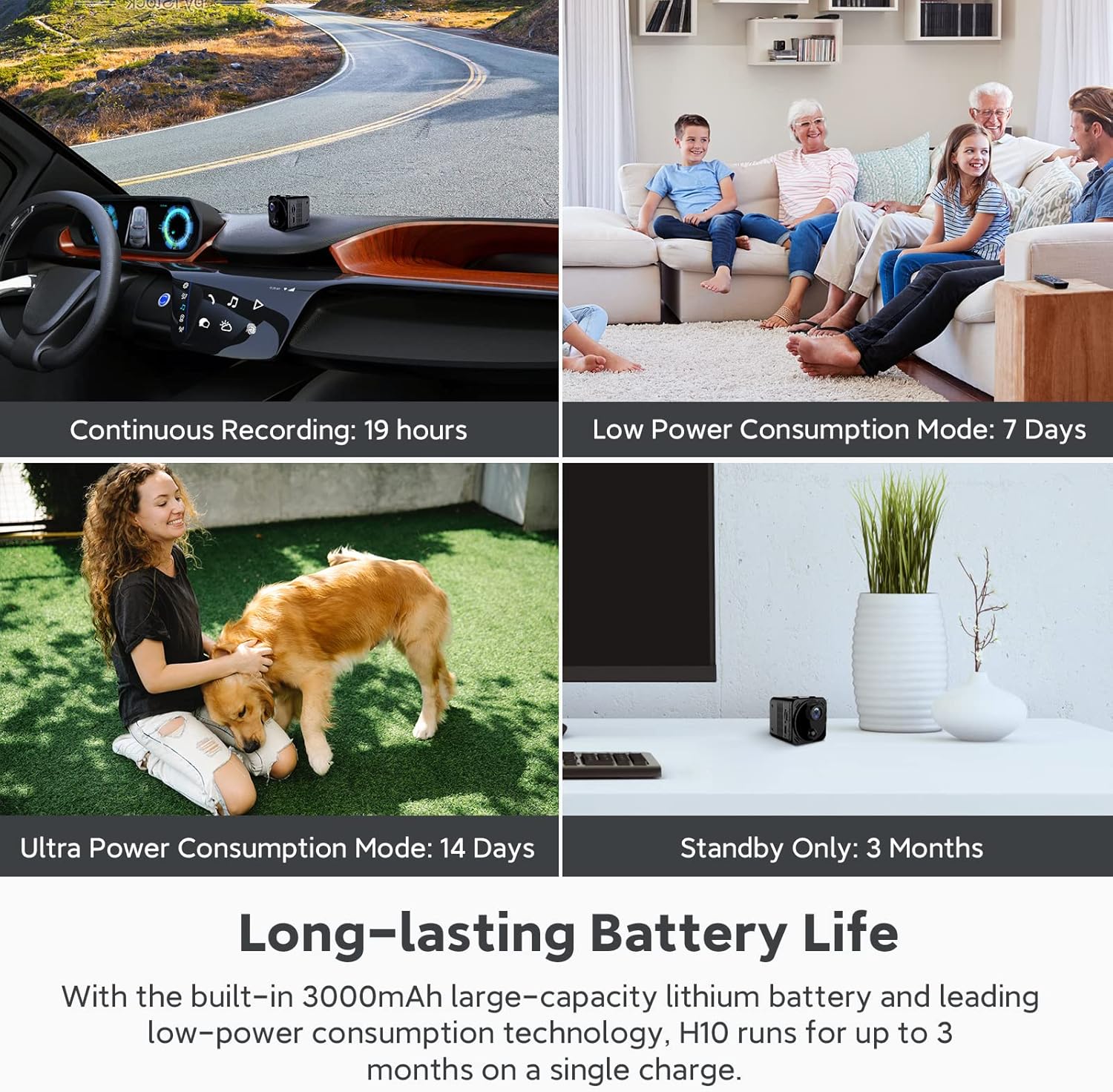 Smallest Security Camera 4K Mini Camera Wireless Nanny Cam Surveillance Camera WiFi with Phone App, Live Feed, Night Vision, Motion Detection
